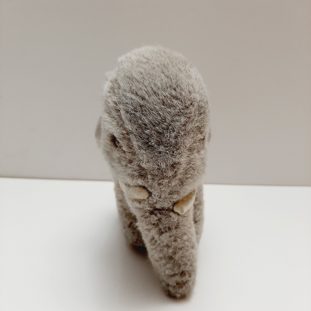 🍒 Steiff "Jumbo" Vintage Elephant Small Retro Plush Soft Gray Kids Toy - Picture 7 of 10